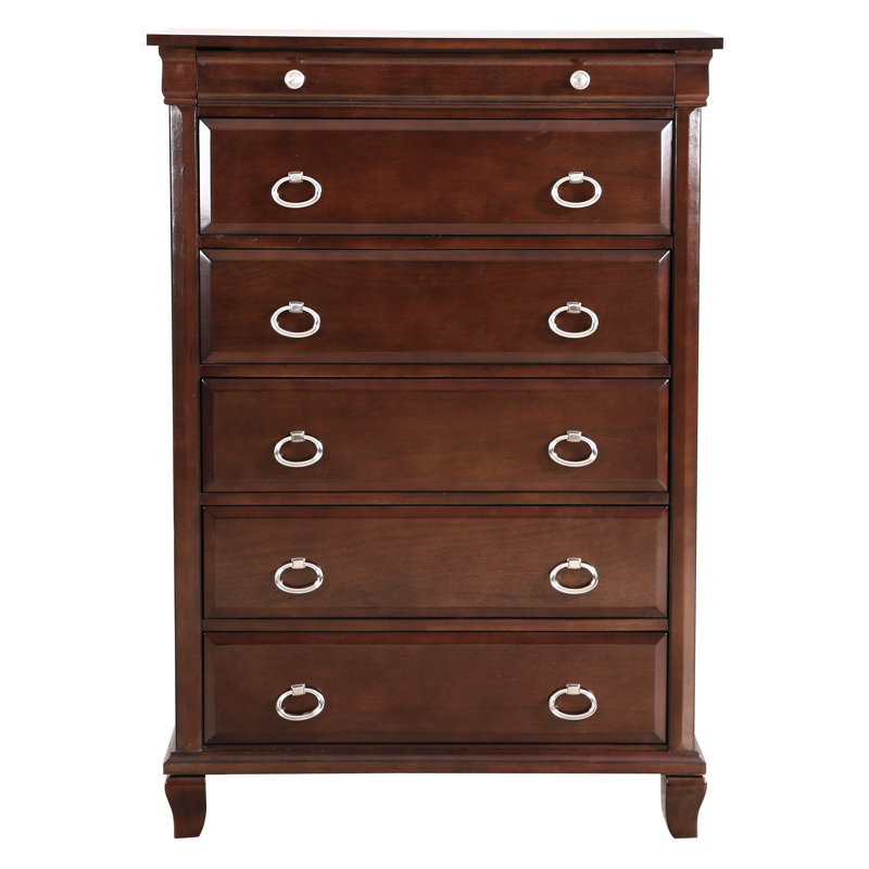 Charly 6 Drawer Chest, Cappuccino
