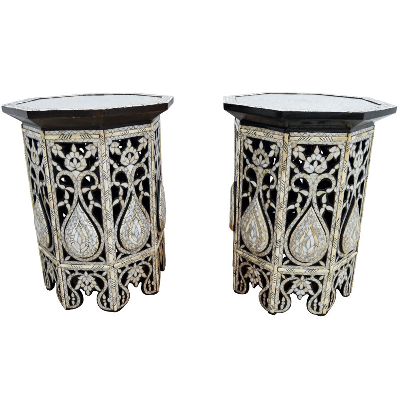 Andalusian Glass End Table