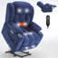 Fauteuil inclinable électrique Chenille avec massage par vibration 8 points et chauffage lombaire-159577307