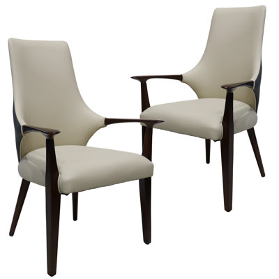 Fauteuil de salle à manger rembourré Elm