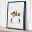 Fish on Pearl Boho - Wrapped Canvas-307836522-307836543