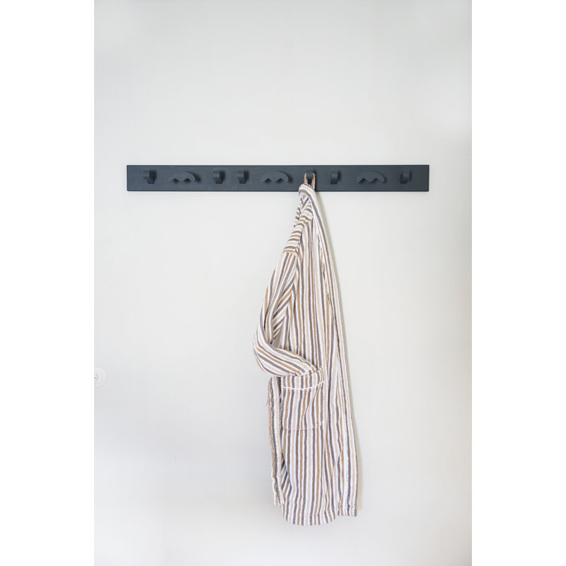 Nature 100% Cotton Unisex Bathrobe with Hood, S