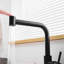 Black Pull Out Spray Kitchen Faucet - Single Handle Tap For Bathroom And Sinks Matte Sink With Pull-Down Modern Style All