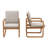 Patio Dining Chair With Cushions 