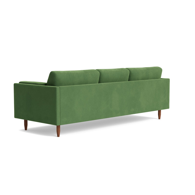 Skinny Fat Sofa (95"), Performance Velvet - Ivy