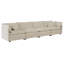 Banc confortable en chenille 4 - peu encombrant avec base, repos confortable