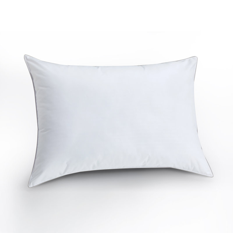 White Hypoallergenic Polyester Down Alternative Jumbo Pillow