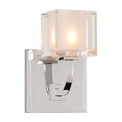 Arcata 1 LT Polished Chrome Wall Sconce Kalco