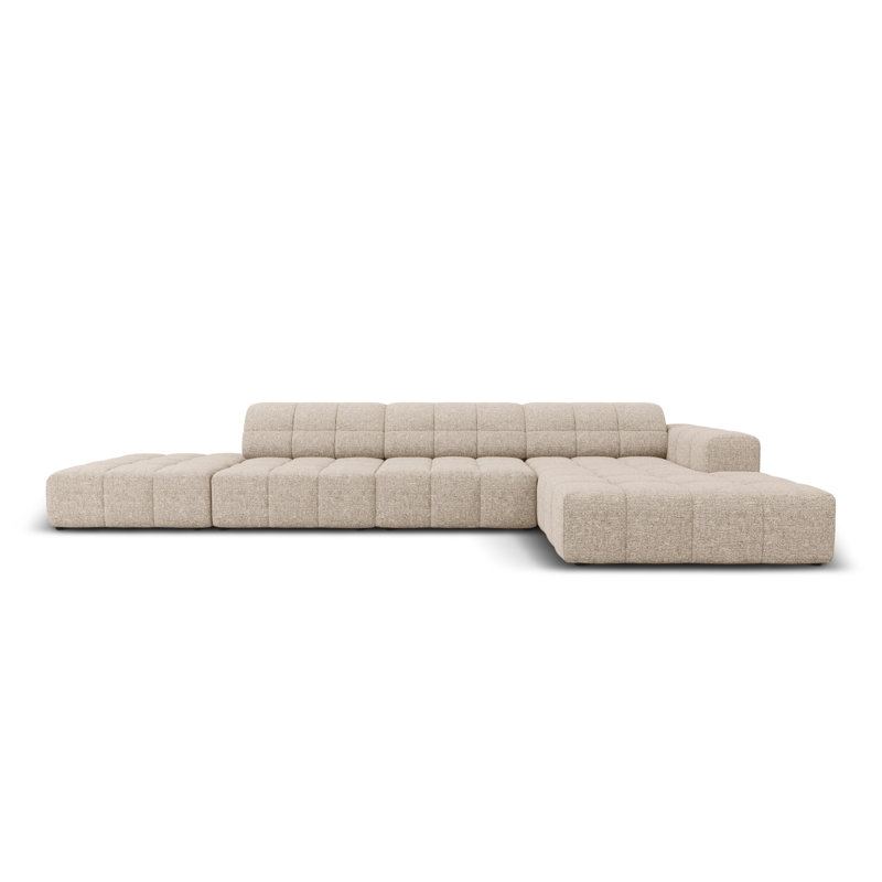 Chicago 5 Seater Corner Sofa, Right Hand Facing, Beige