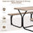Kutlay 4 - Person Metal Patio Dining Set with Rectangular Table-1175792638