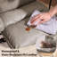 Chaise de bureau en cuir de polyuréthane à haut dossier et fauteuil pivotant inclinable réglable avec accoudoirs rembourrés-133415650