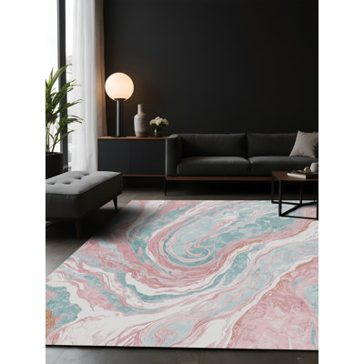 Tapis gris soyeux et moelleux