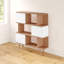 Calgary 129.9 cm H x 120 cm W Standard Bookcase