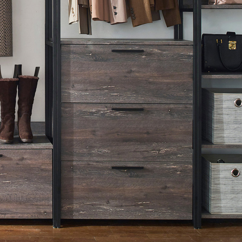 Wood Walk-in Closet System
