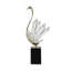 Crystalline Bird Sculpture On Black Base, Large-1366490908