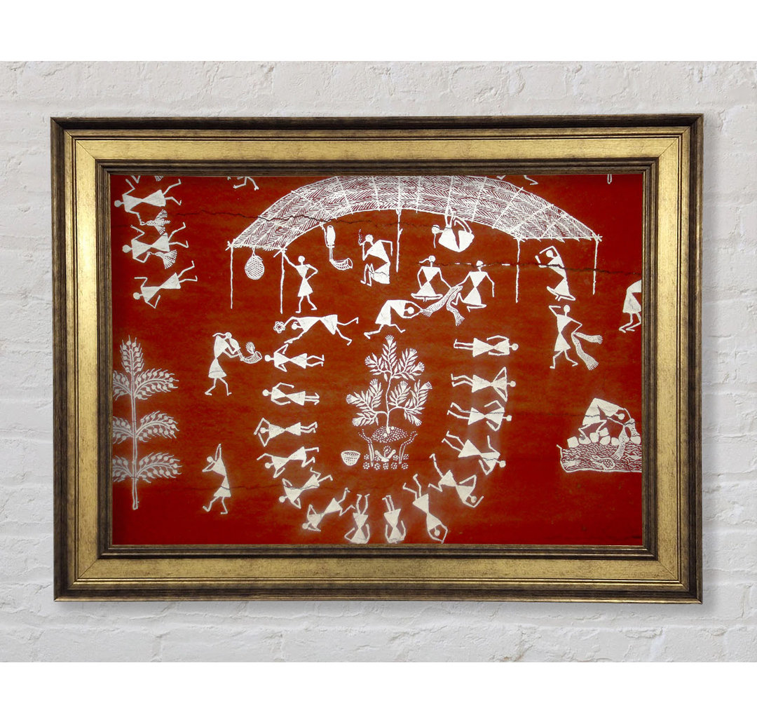 Aborigines Warli Mahabharata - Druck