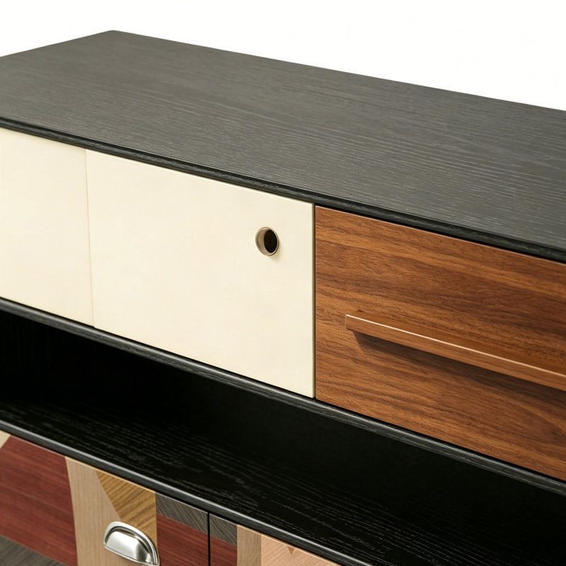 Modern Retro Simple Style Accent Cabinet