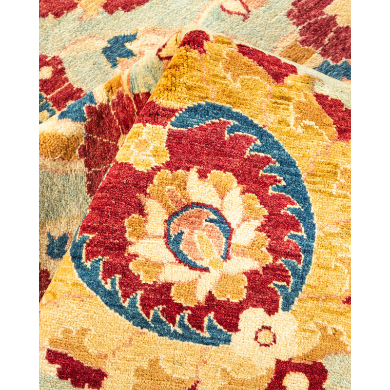 Classic One-of-a-Kind 6' 2" x 8' 7" Hand Knotted Area Rug
