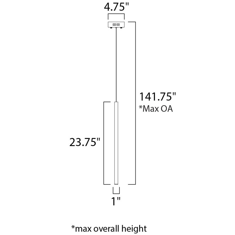 Addysun 1 - Light LED Unique/Statement Pendant, Rose Gold