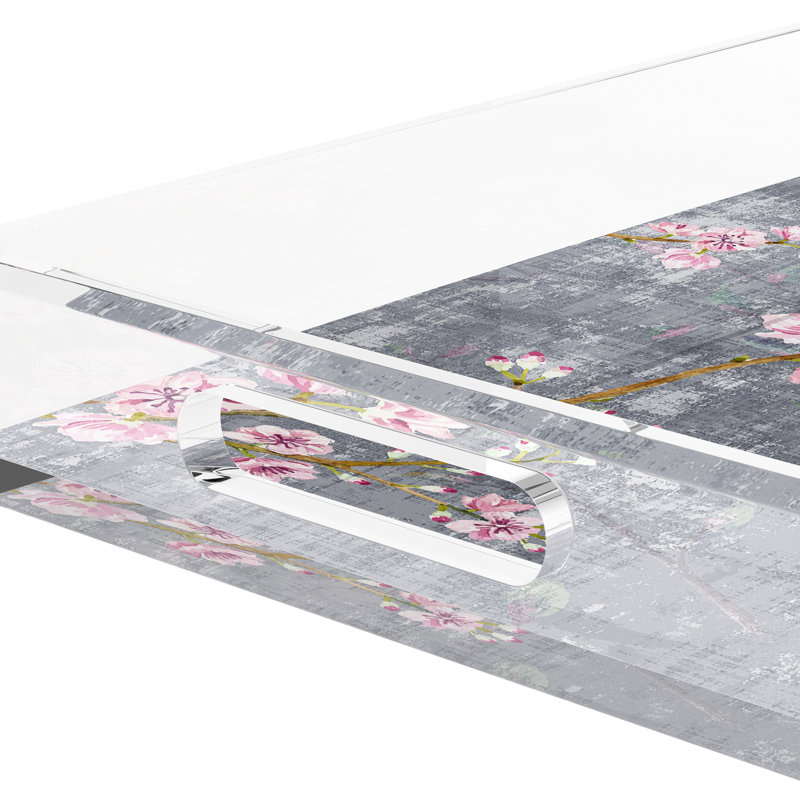Plateau décoratif Blossom Fantasia, L 17 po x l 10,5 po x H 2 po