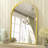 Plympton 24'' W Aluminum Frame Shatterproof Arch Wall Mirror -782197870-782197865