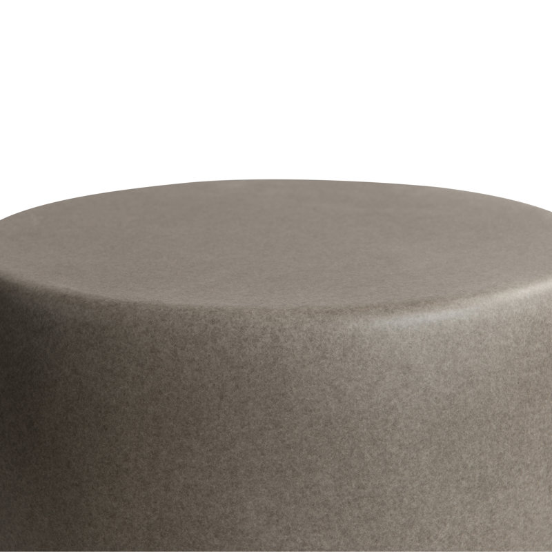 Puerto Brown Round Concrete Outdoor Accent Table