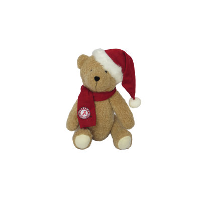 Christmas Teddy Bear Stuffed Holiday Accent