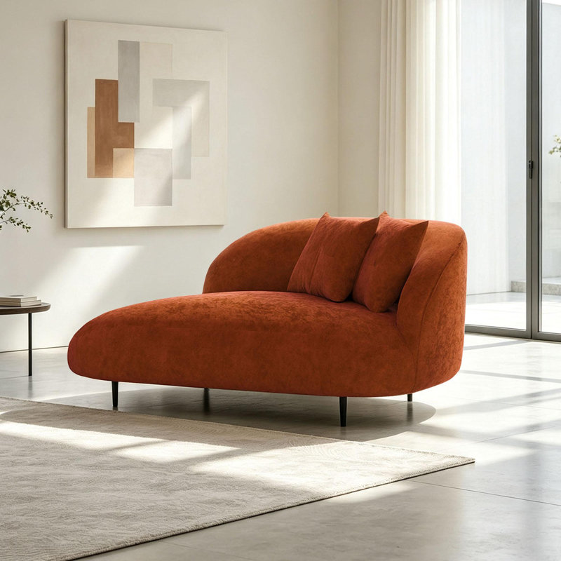 Geir, Right Hand Facing, Red/Orange