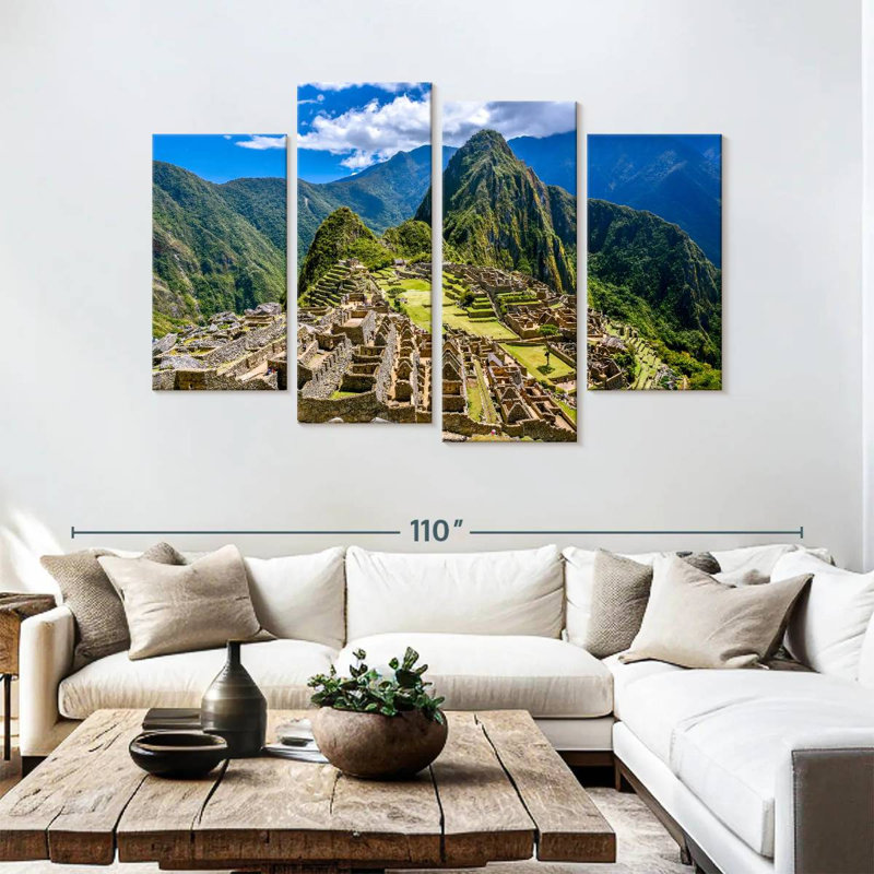 Restes du Machu Picchu, H 54 po x l 84 po