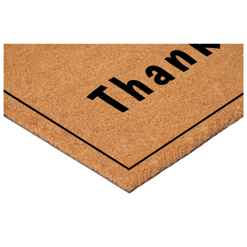 Wiliyam Non-Slip Thanksgiving Doormat, Happy, 24" x 36"
