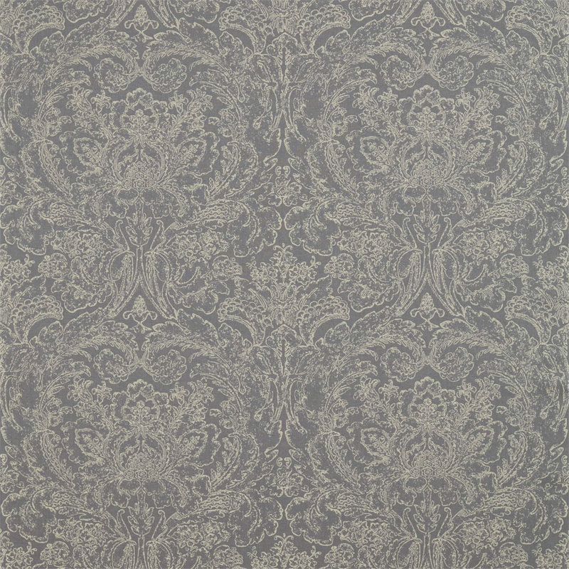 Courtney Damask Fabric, Fig