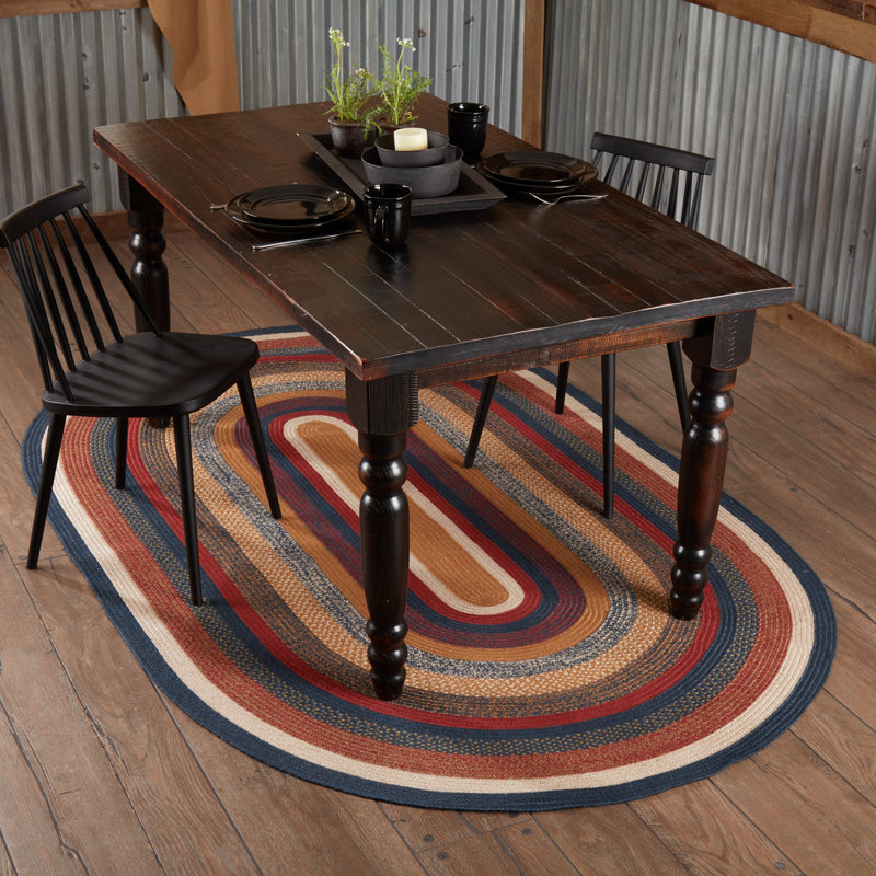 Zhao Geometric Indoor Rug, Oval 5' x 8'