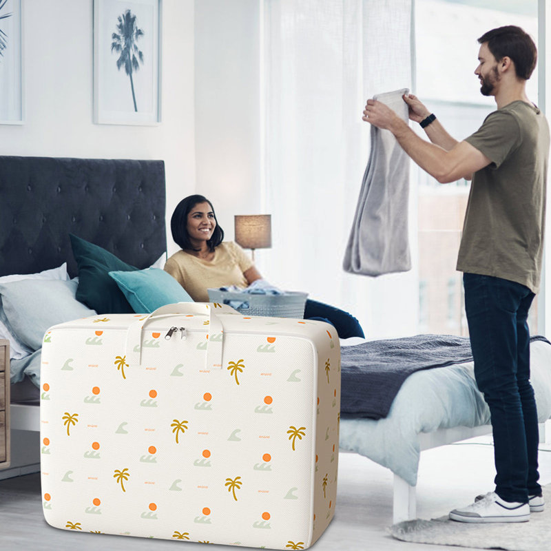Sac de courtepointe avec rangement pour courtepointe, A