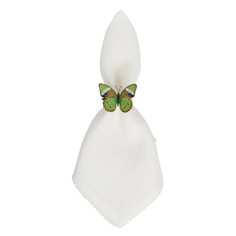 Meadow Walk Butterfly Napkin Ring Assorted - Multi