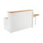 Buariki Rectangle Synthetic Laminate Reception Desk-1944273526