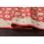 Tapis de couloir rouge en laine noué à la main de conception unique 2 pi 9 po x 9 pi 2 po