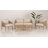 Naila Acacia Wood Patio Conversation Set with Rope Weave and Cushions- Grey Rope and Cushions-1247415397