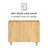 Helga 40" W Solid Wood 2-Door Sideboard-338695690