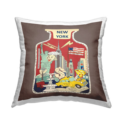 Polyester/Polyester Blend Throw Pillow