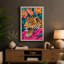 Leopard In Bloom Eclectic - Print-136785012-136785016