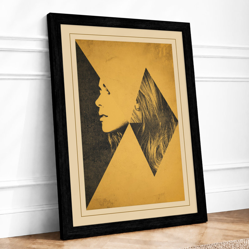 Mind's Geometry Modern - Print, Black, A3 - 42.0 x 29.7 cm