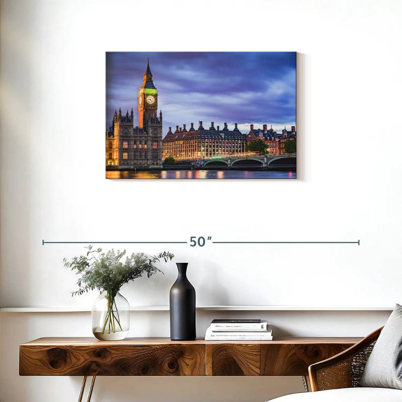 Westminster Twilight, 20" H x 30" W