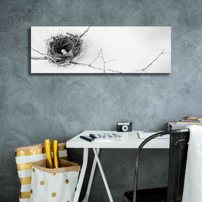 'Nest and Branch I Pano' by Debra Van Swearingen, Canvas Wall Art