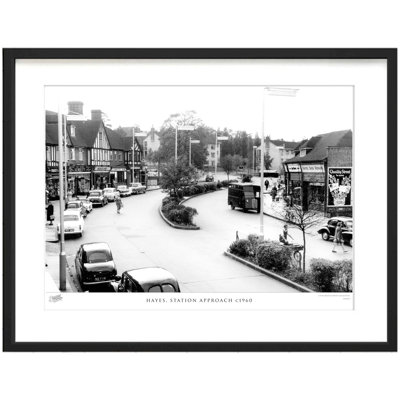 Hayes, Station Approach C1960 by Francis Frith - Single Picture Frame Print