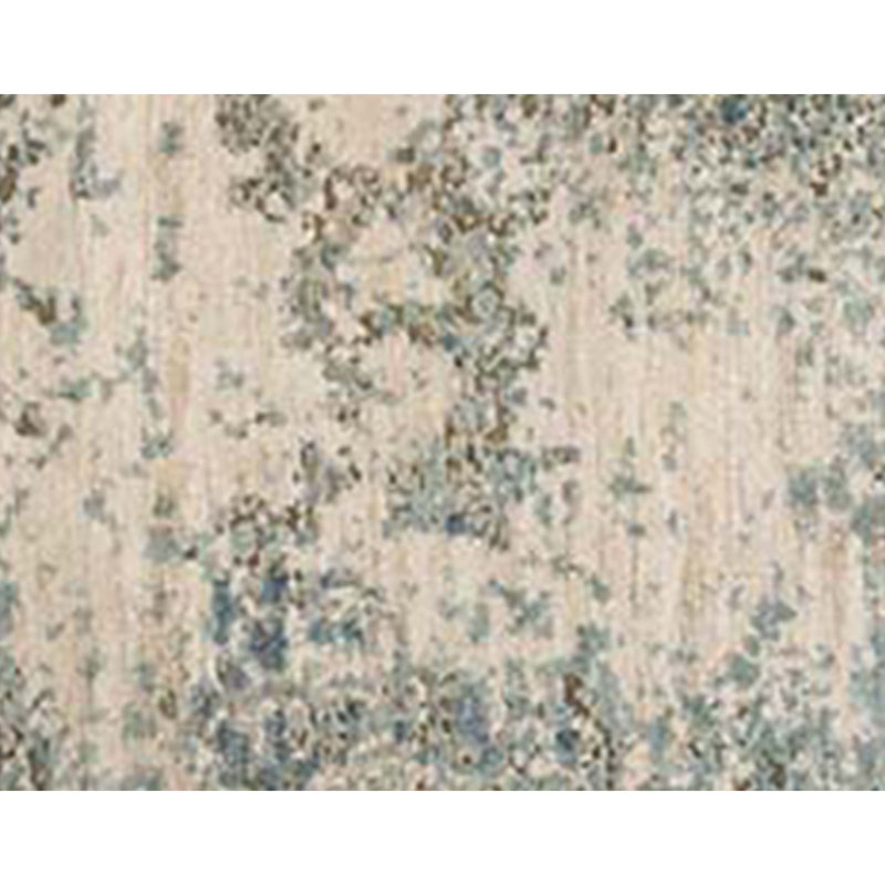 CANSMIT28GYBL Hand Knotted Area Rug, Rectangle 2' 6" x 12'