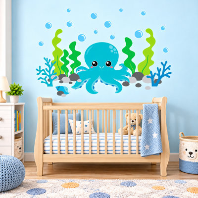 Nautical & Beach Non-Wall Damaging Wall Decal