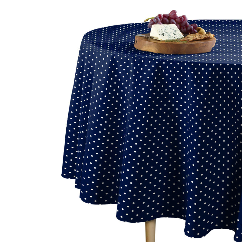 Sarran Patriotic Dots Round Tablecloth, 60" x 60"