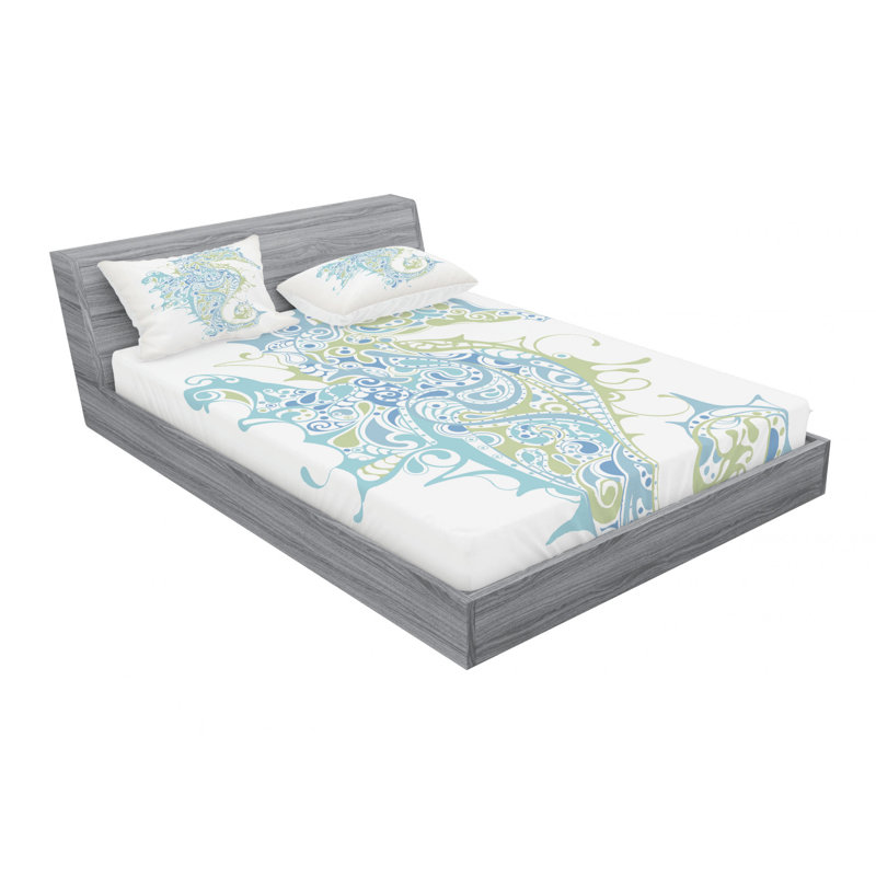 Microfiber Sheet Set, Queen Sheet Set with Fitted Sheet