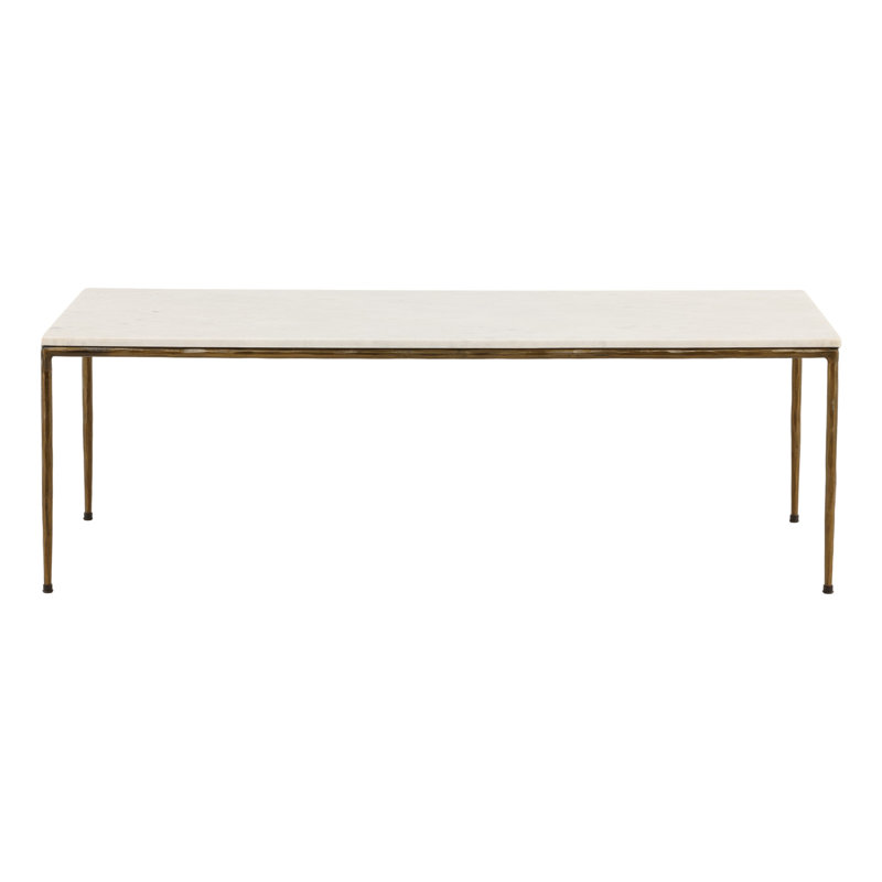 Dovetail Furniture Perugia Coffee Table White - Thumbnail 2
