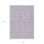 Tapis extérieur lavable et ivoire à motif géométrique lavable 3 pi x 5 pi
